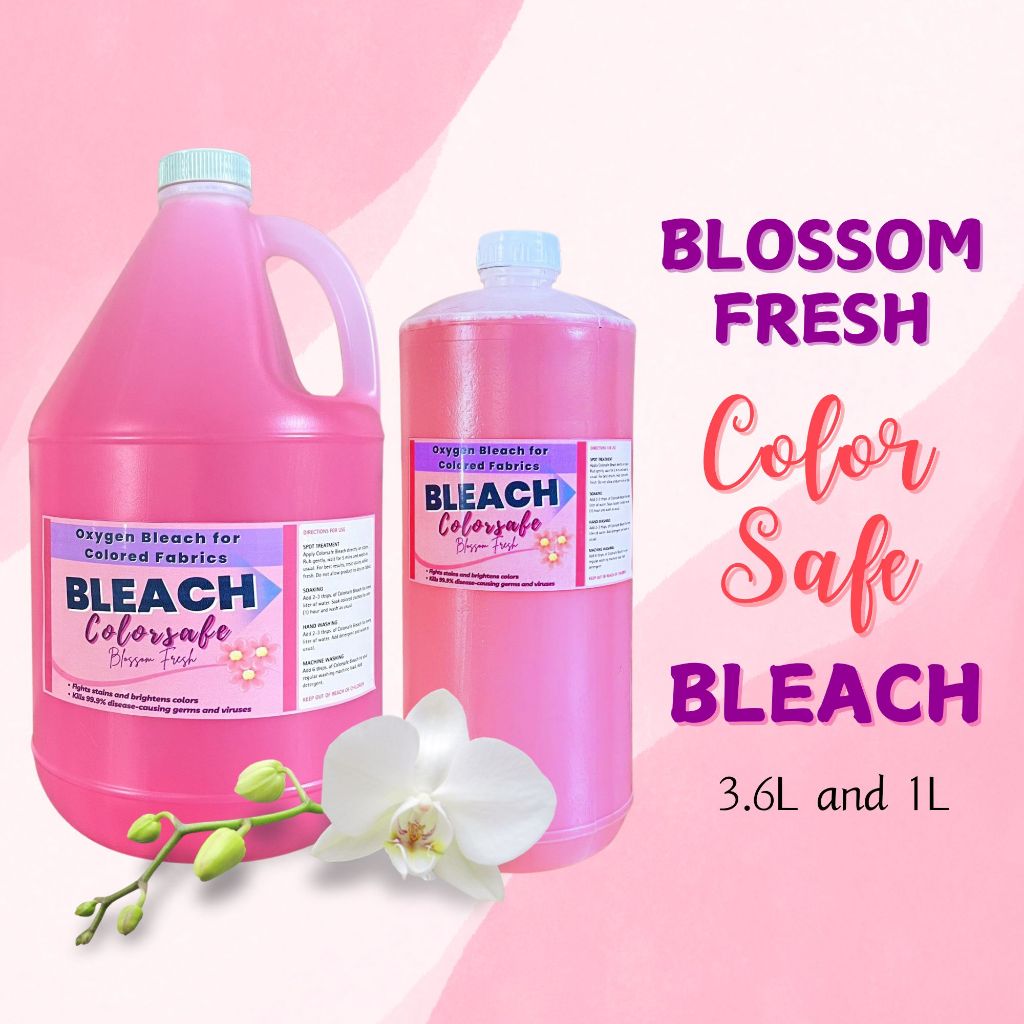 Znrx Color Safe Bleach Blssm Fresh 1L and 1Gal | Shopee Philippines
