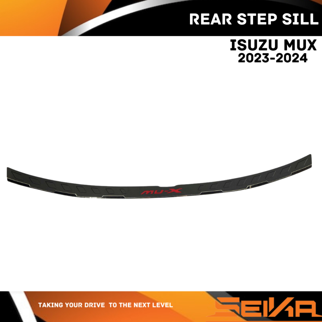 ISUZU MUX (2023-2024) Rear Step Sill/Rear Bumper Guard, isuzu car ...