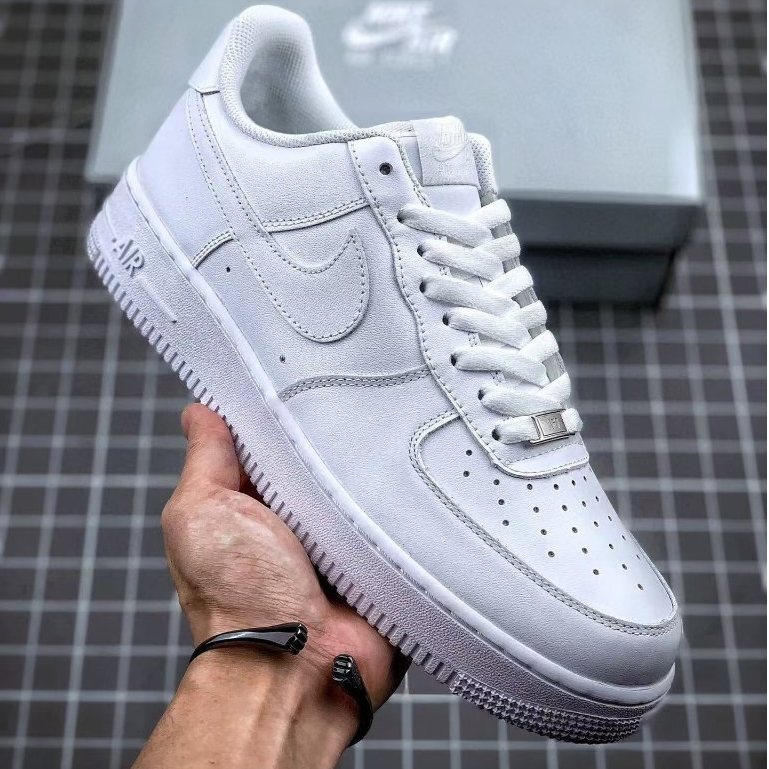 Legit AF1 Triple White Spike Shoes High Quality Sneakers Double Package ...