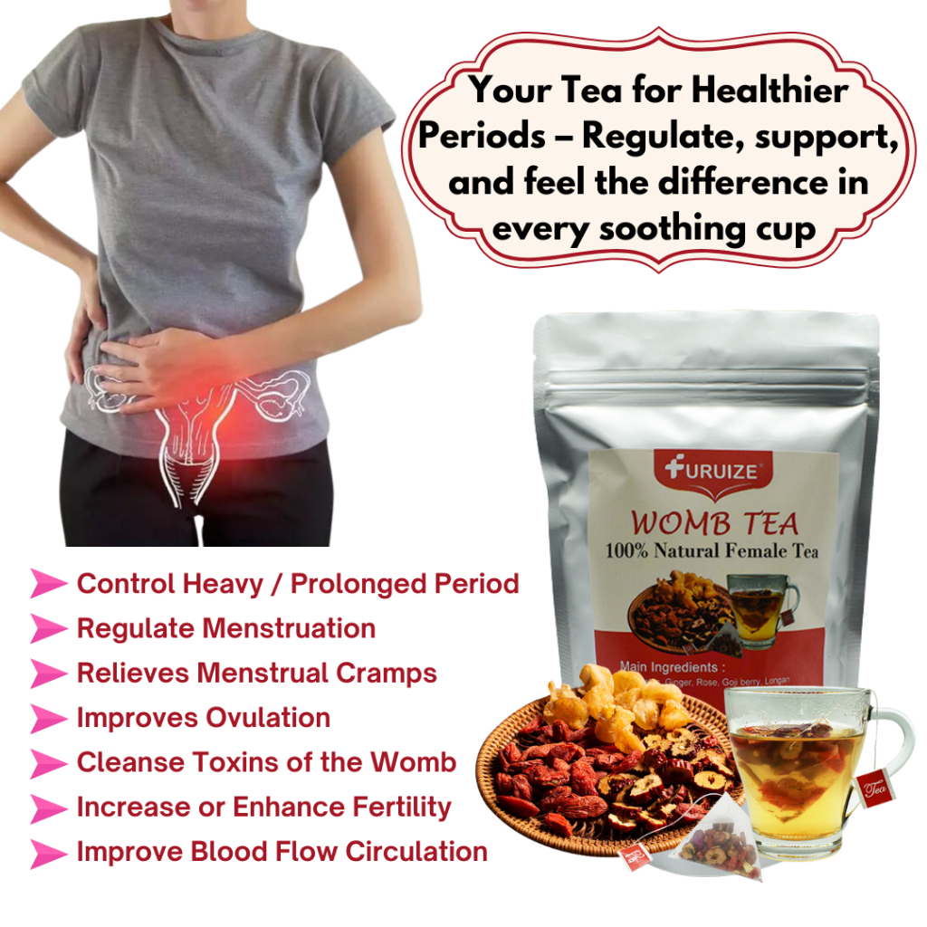 Womb Detox Tea Control Heavy / Prolonged Period, Regulate Menstruation ...