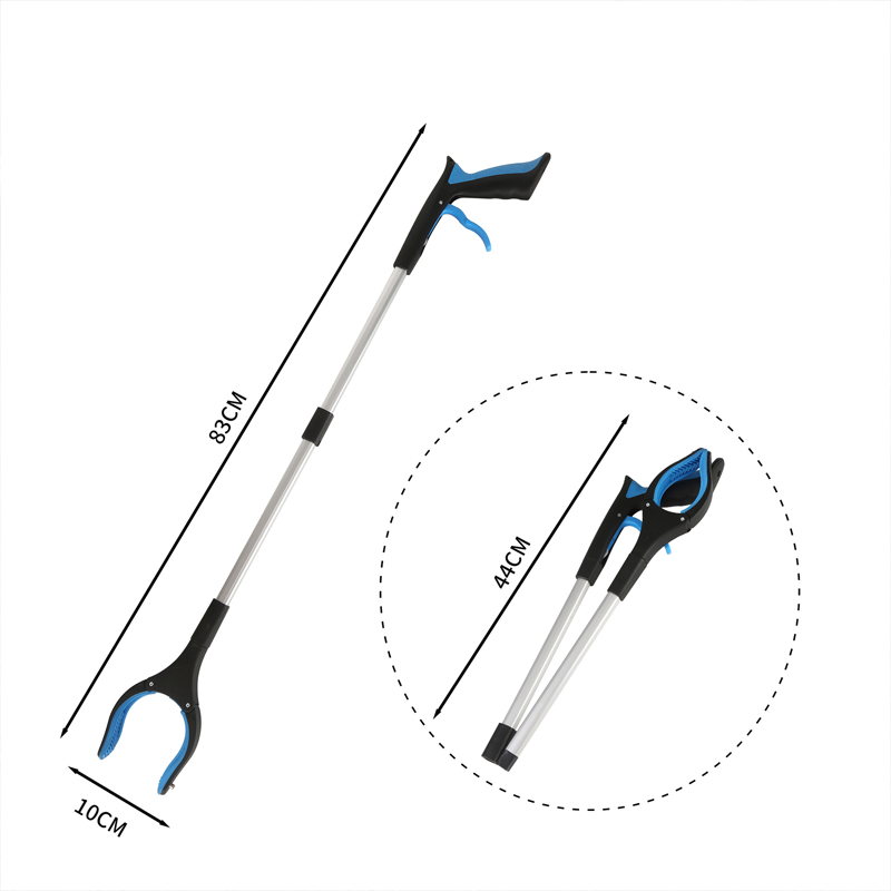 Foldable Litter Reachers Pickers Long Handle Gripper Extender Picker ...