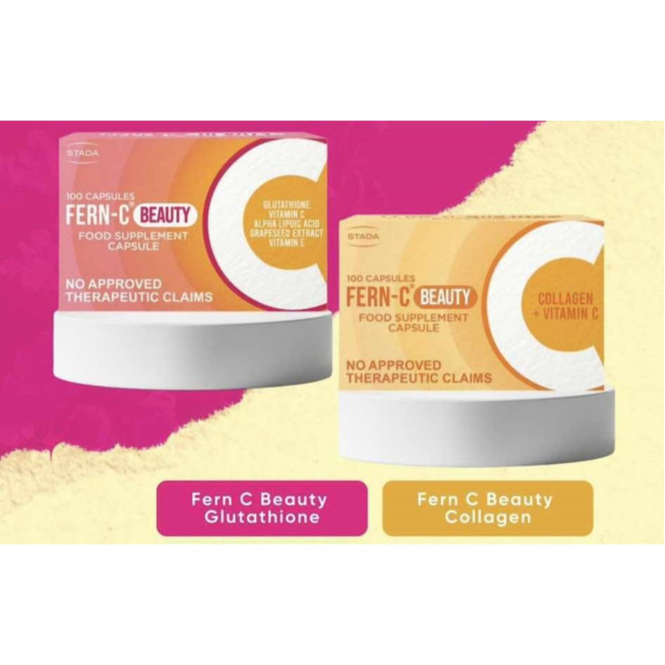 FERN-C BEAUTY COLLAGEN + VITAMIN C / GLUTATHIONE Food Supplement 30's and  10's | Shopee Philippines