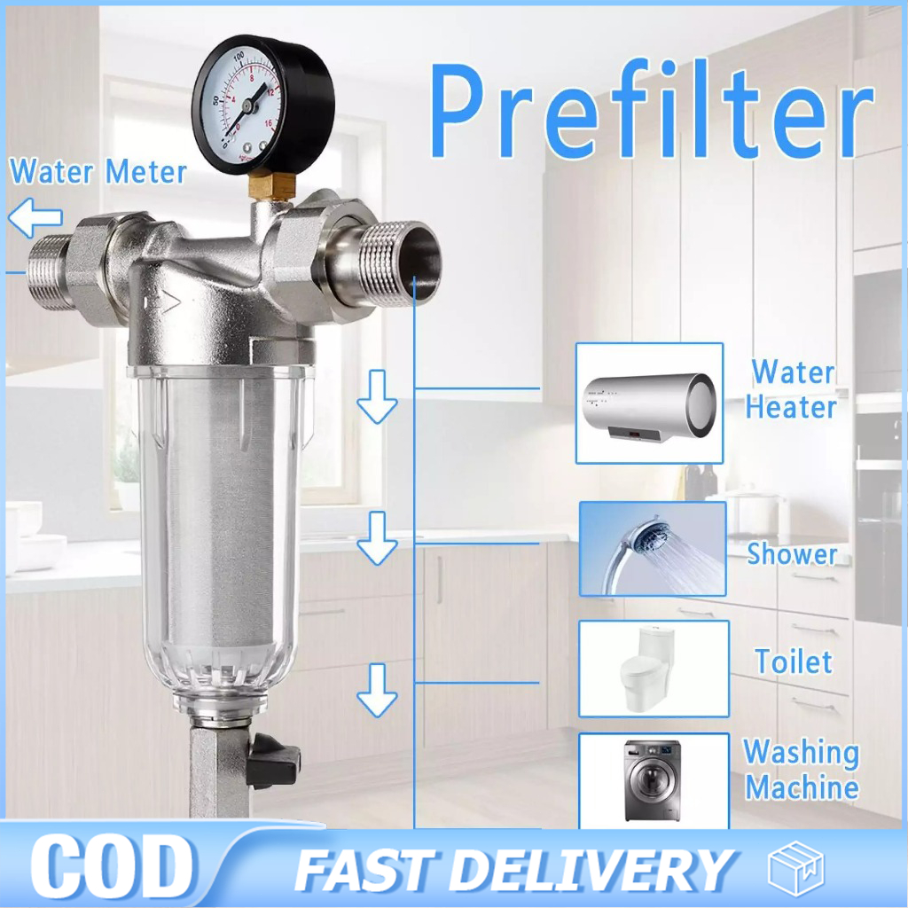 full house circulation 40 micron filter with pressure gauge phosphorus ...
