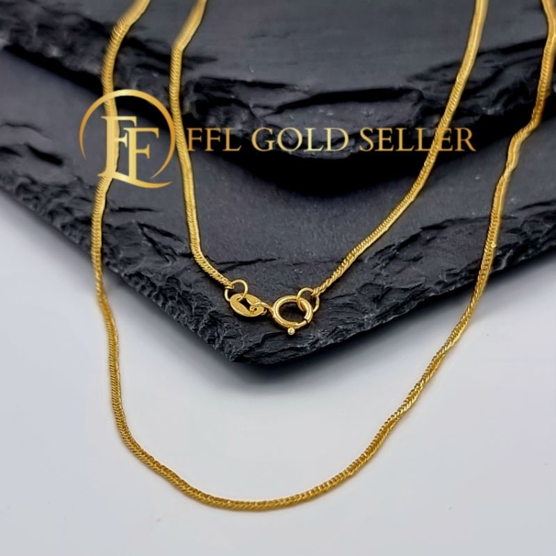 Japan Style Chain | 18k Gold Necklace for Women | Shopee Philippines
