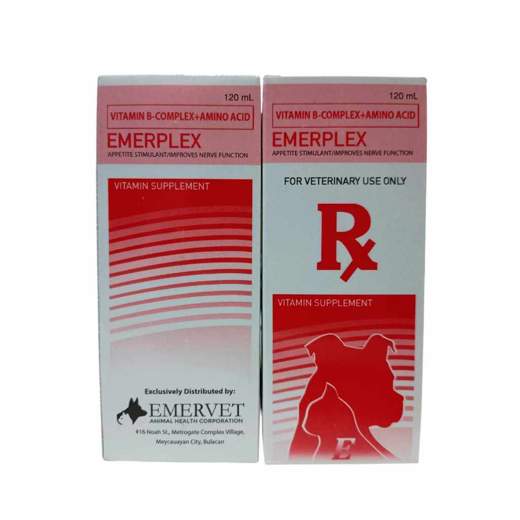 Emerplex (Vitamin B-Complex + Amino Acid) Pet Vitamins 120ml | Shopee ...