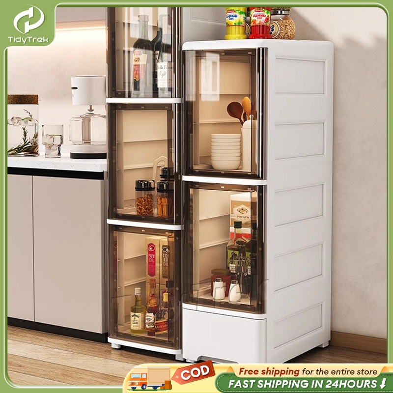 Slim Drawer Cabinet Kitchen Gap Storage With Wheels For Kitchen ...