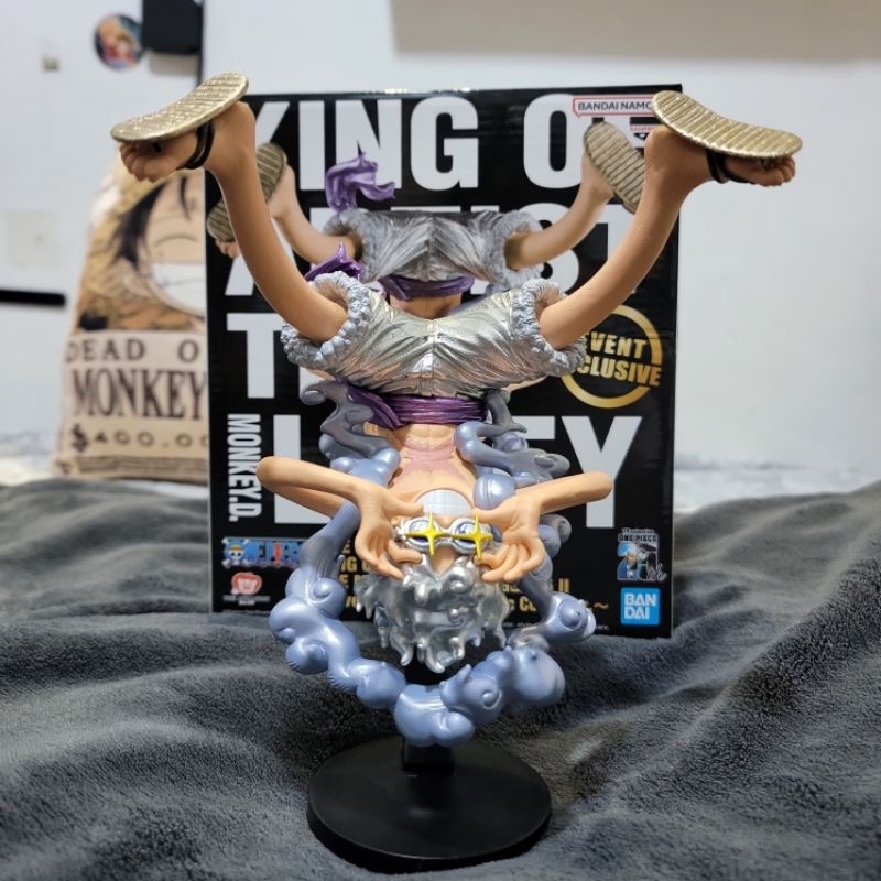 Here's a look at Banpresto King of Artist Monkey D. Luffy Gear 5 II Event Eclusive Metallic Color Ver. It is epected to be eclusively sold at Anime Epo 2024. #OnePiece