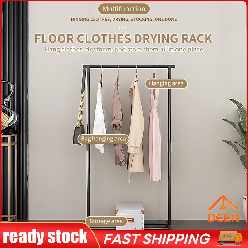 Hanger Rack Bedroom Clothes Rack Drying Rack Single Person Sampayan ...