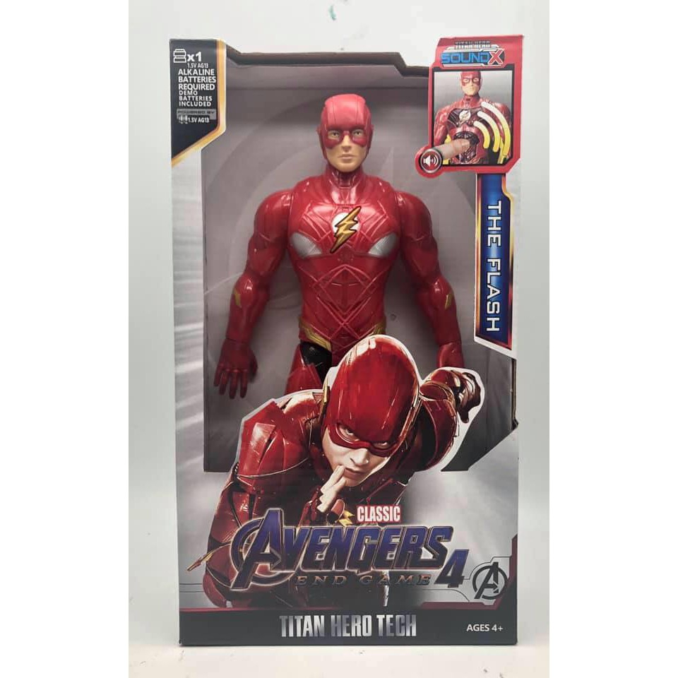 TOYS TITAN HERO FLASH NEW 10 INCHES