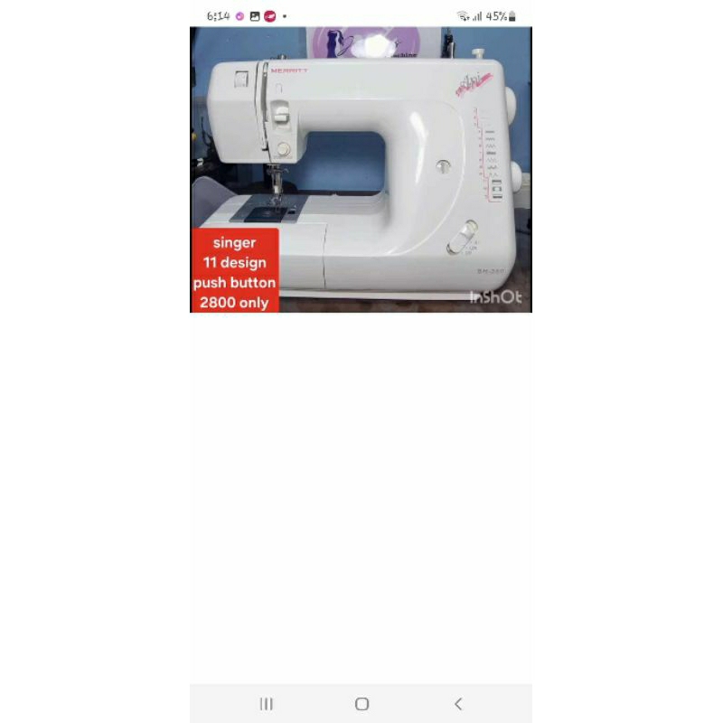 Singer Api Sewing Machine | Shopee Philippines