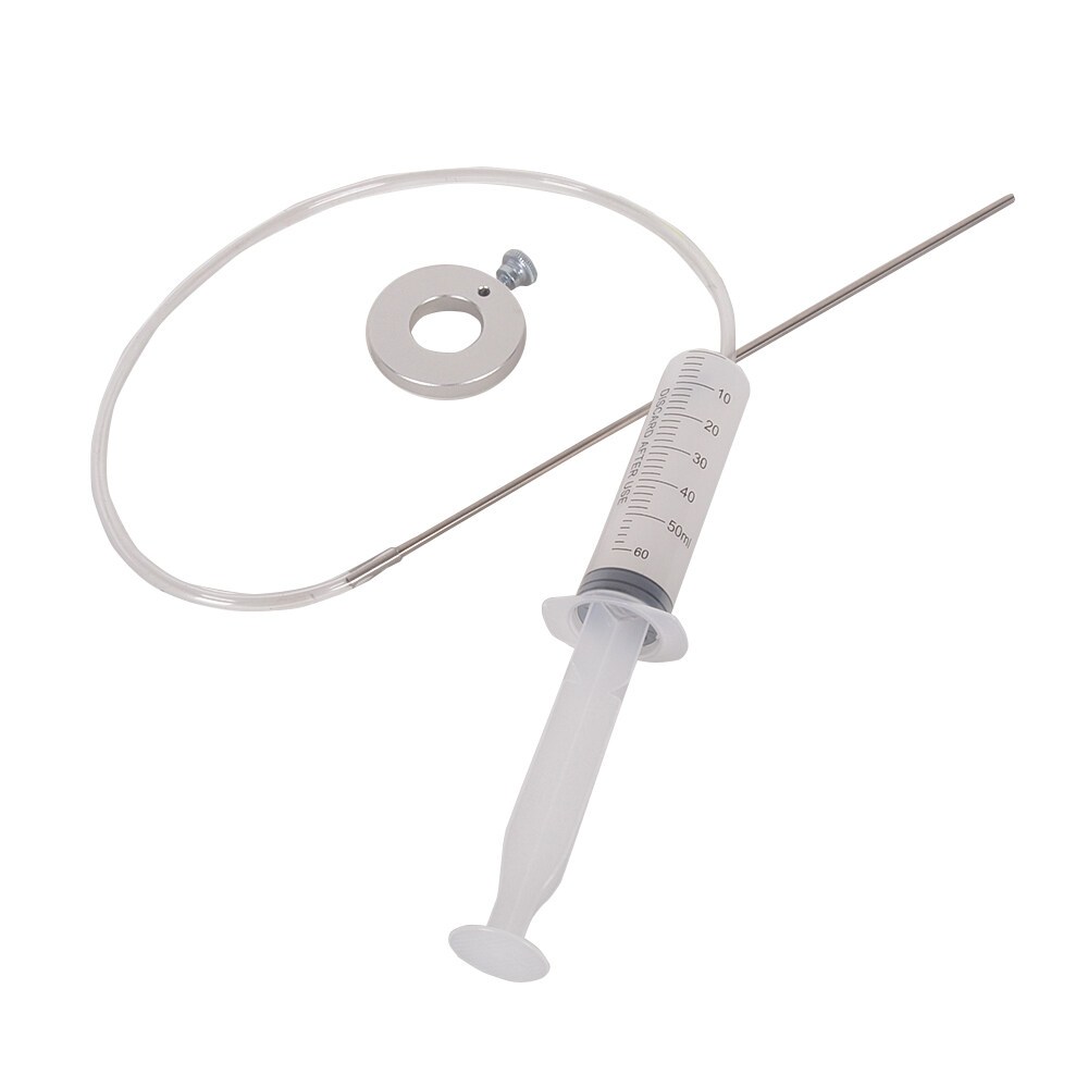Wevdn Motorcycle Fork Oil Level Tool - 60ml Syringe Gauge With Adjustable Ring, For Suspension Oil Change & Adjustment