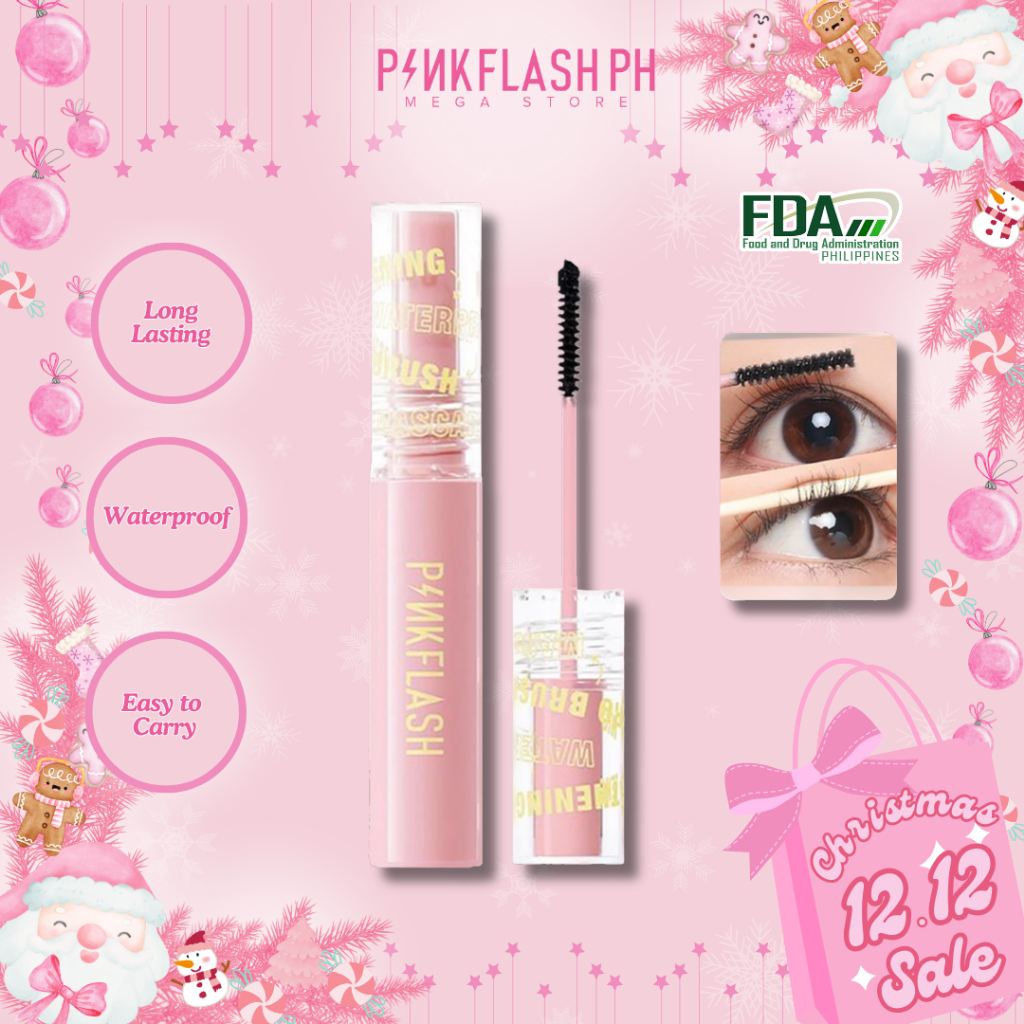 PINKFLASH Mascara Limitless Eyelash Fiber-filled Curled Ultrathin Fiber ...