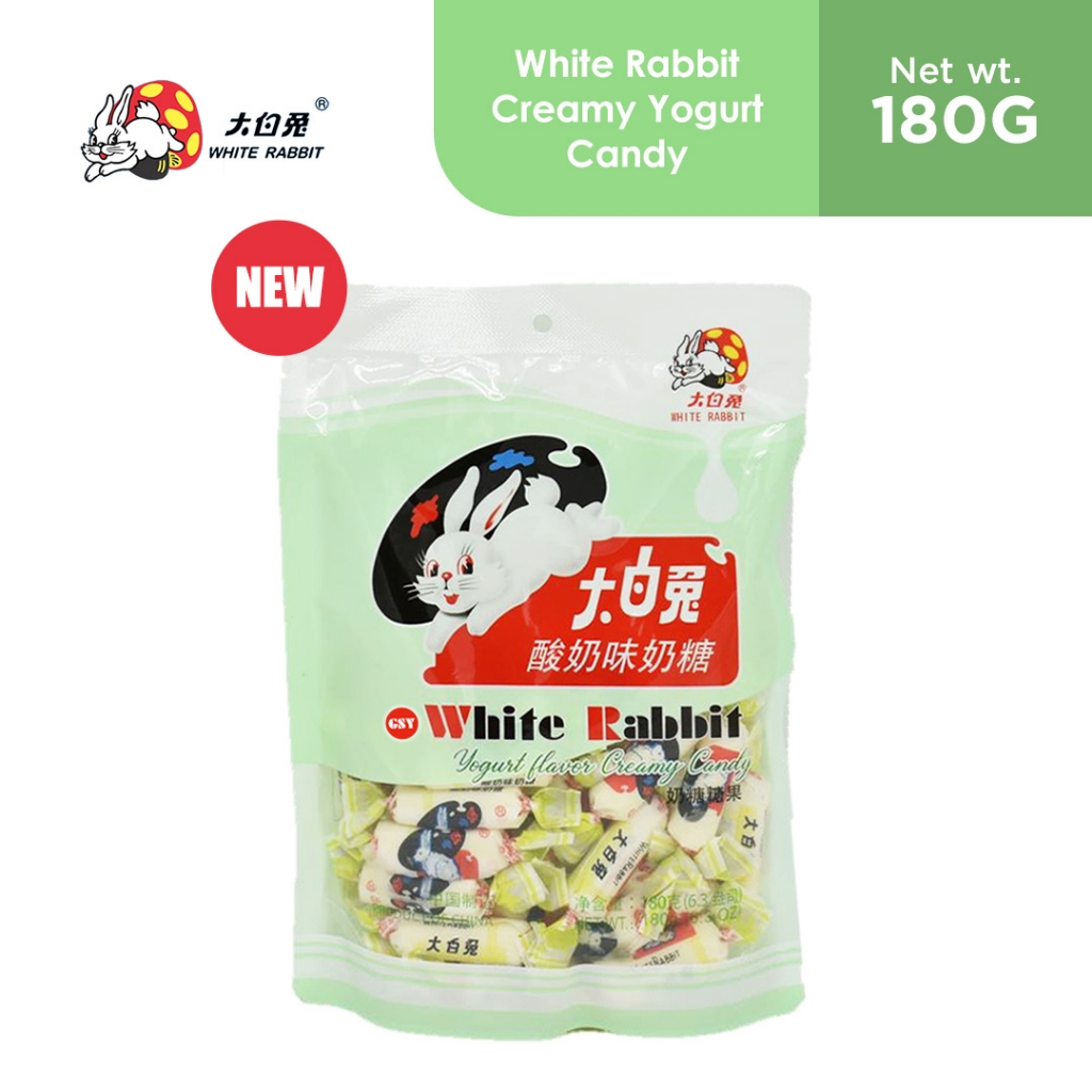 White Rabbit Yogurt Flavor Creamy Candy - 100% Original 180g | Shopee ...
