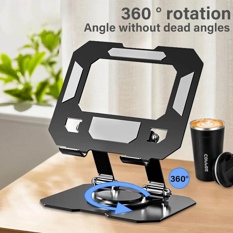 360° Rotating Universal Holder Aluminium Alloy Steel Stand Adjustable ...