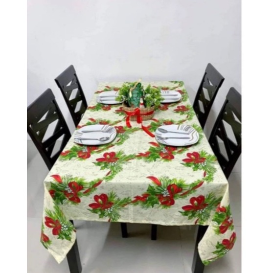 Christmas design Table Cloth 4 seater/ 6 Seater/8Seater 10s Geena ...
