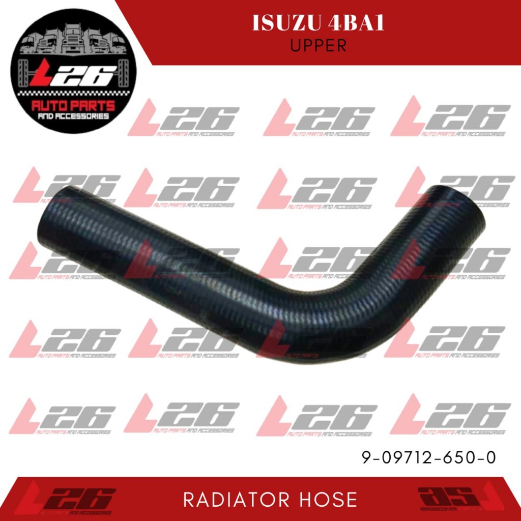 Isuzu 4BA1 Upper RADIATOR HOSE 9-09712-650-0 GSK BRAND | Shopee Philippines