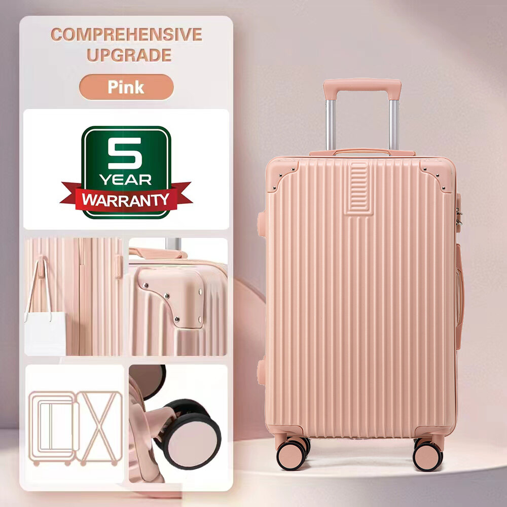 TZJM Aluminum Luggage Travel Bag Reinforced Wheels Luggage Hard Case Shopee Philippines