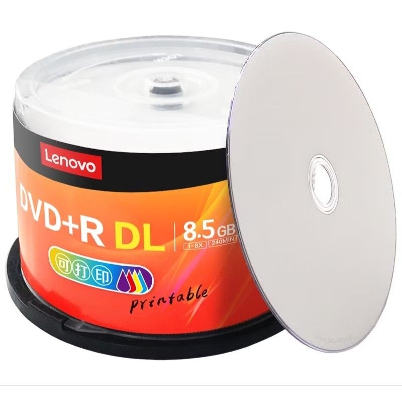 LENOVO DVD+R DVD R DL Dual Double Layer Printable 8.5GB 240min 8X ...