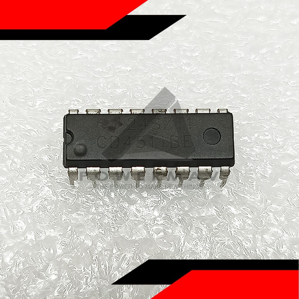 Cd4511 DIP IC cd4511be 4511be 4511 BCD to 7-segment decoder number ...