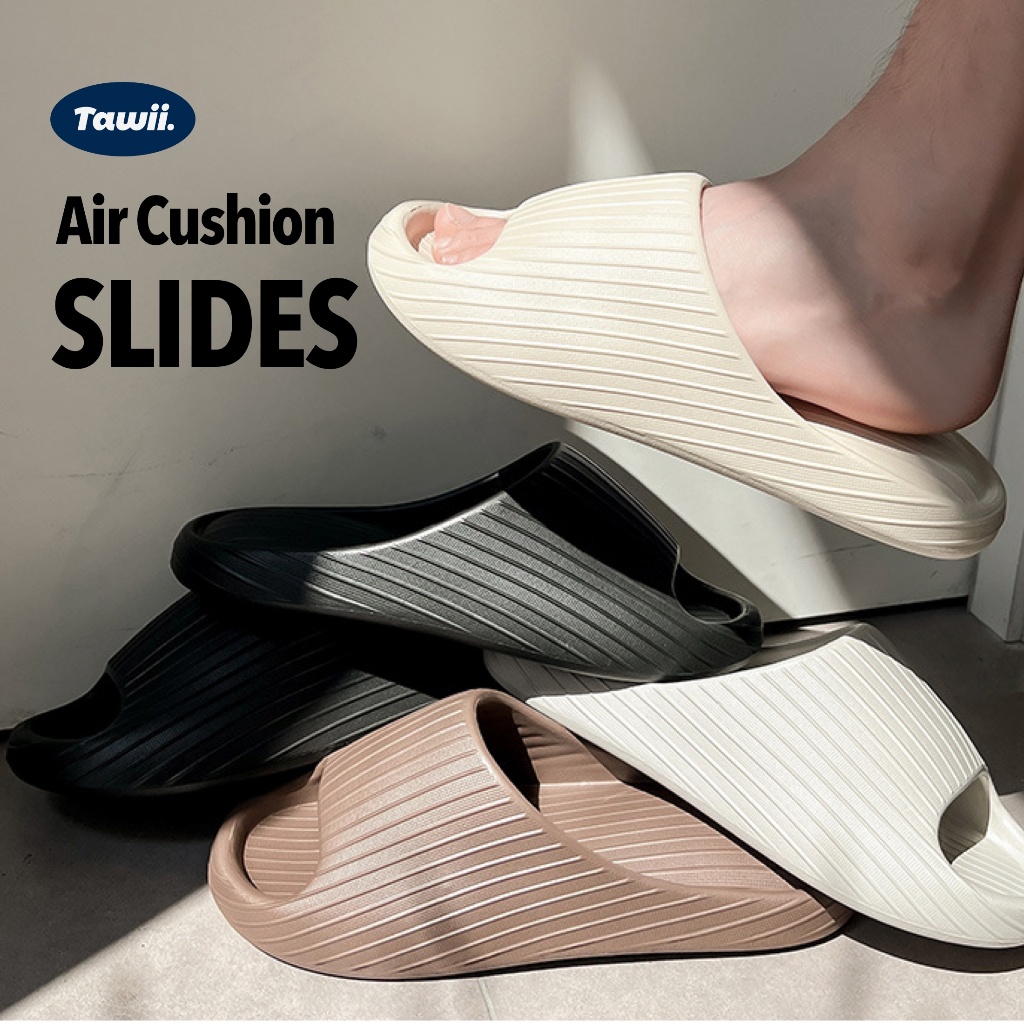 Tawii. indoor slippers Air cushion Elastic sole soft walking slippers ...