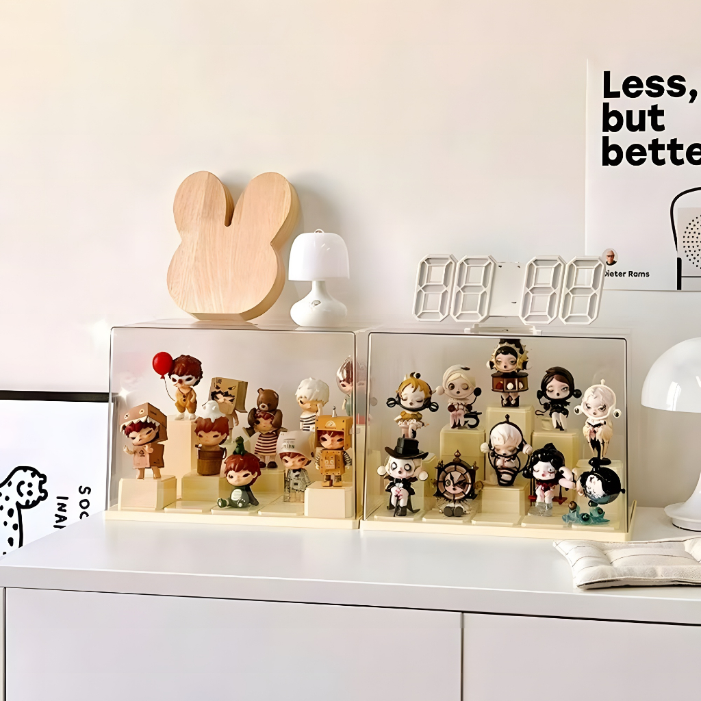 Acrylic Transparent Dustproof Chic DIY Blind Box Display Rack Toy ...