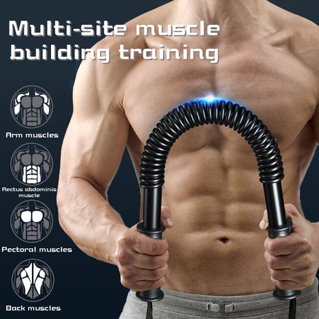Power Twister Arm Bar Spring Arm Strength Training Power Arm Twister ...