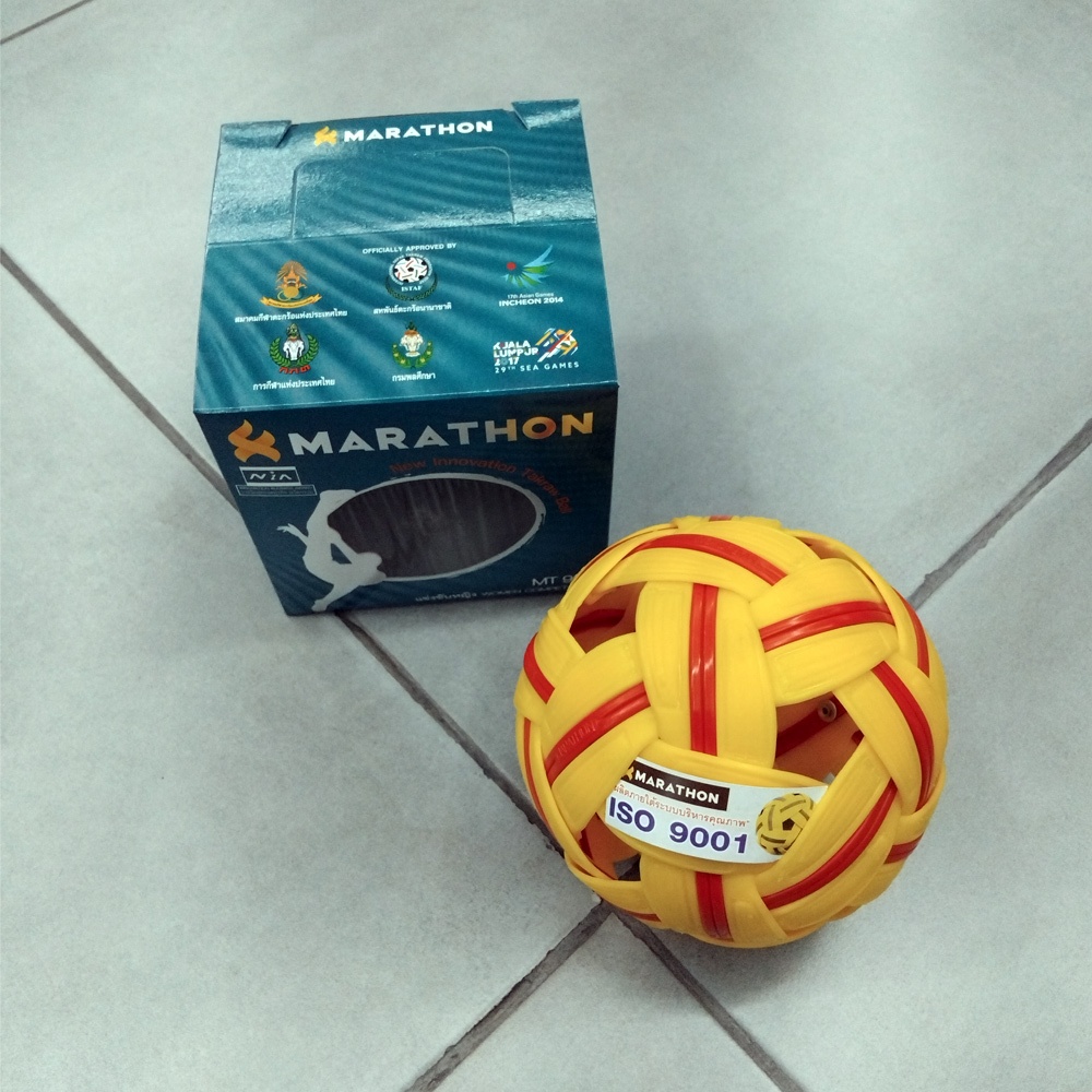 Marathon Sepak Takraw Ball Women Official Made in Thailand MT-909 ...