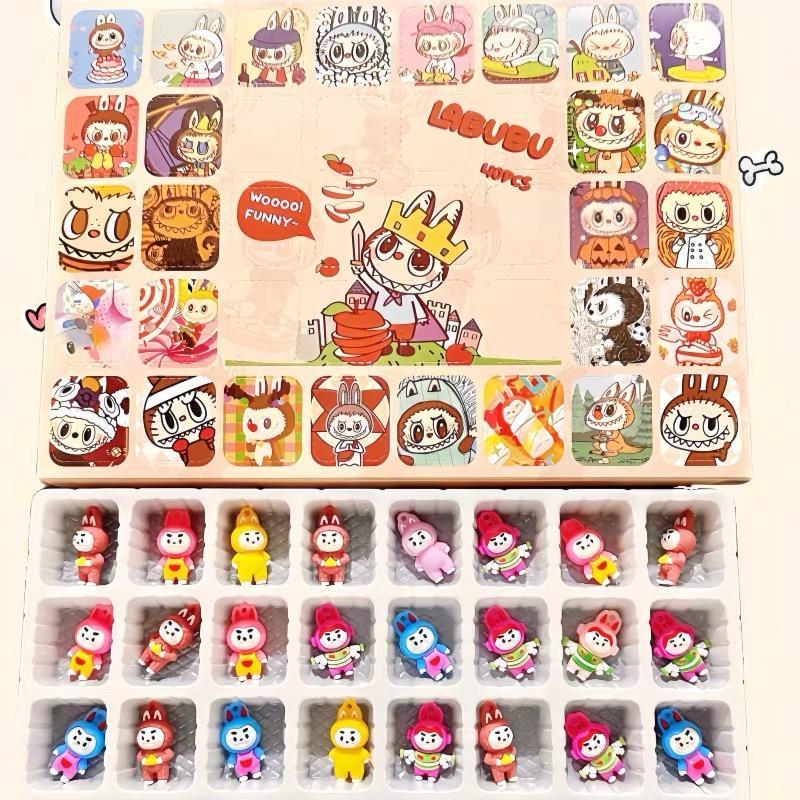 40Pcs/Box Labubu Draw Box Doll Cave Joy Primary School Children's Gift ...