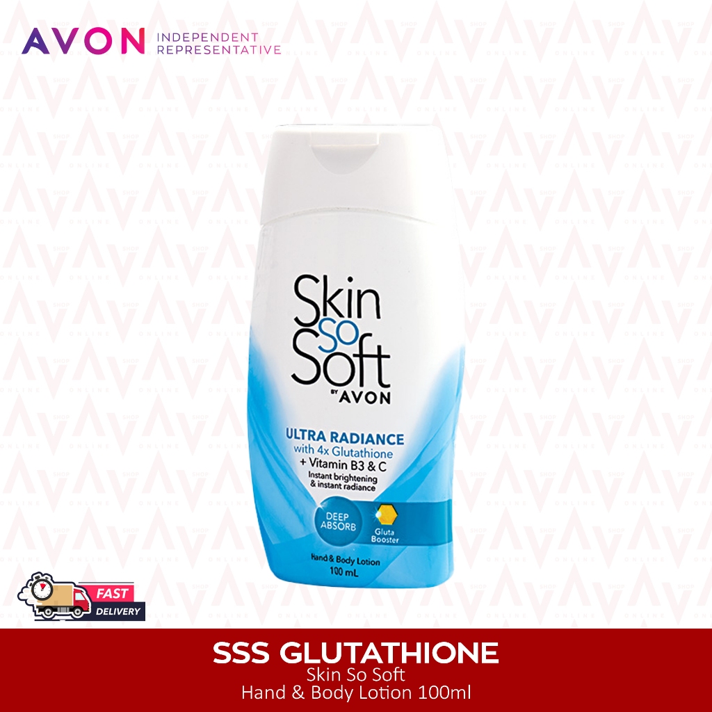 avon skin so soft glutathione lotion review Ultra Radiance With 4x Hand & Body 100 ML أفضل فيتامين للبشرة للتفتيح australia Size:X-Large