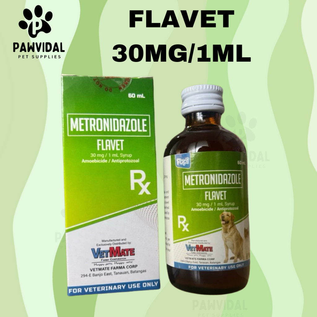 Flavet 30mg/mL (Metronidazole) 60mL | Shopee Philippines