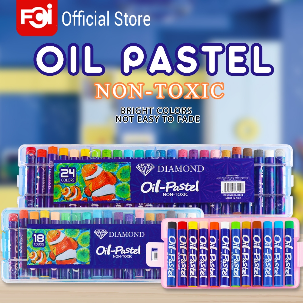 FCI Oil Pastel Non Toxic , Soft Drawing Art, Craft and Diy Crayons ...