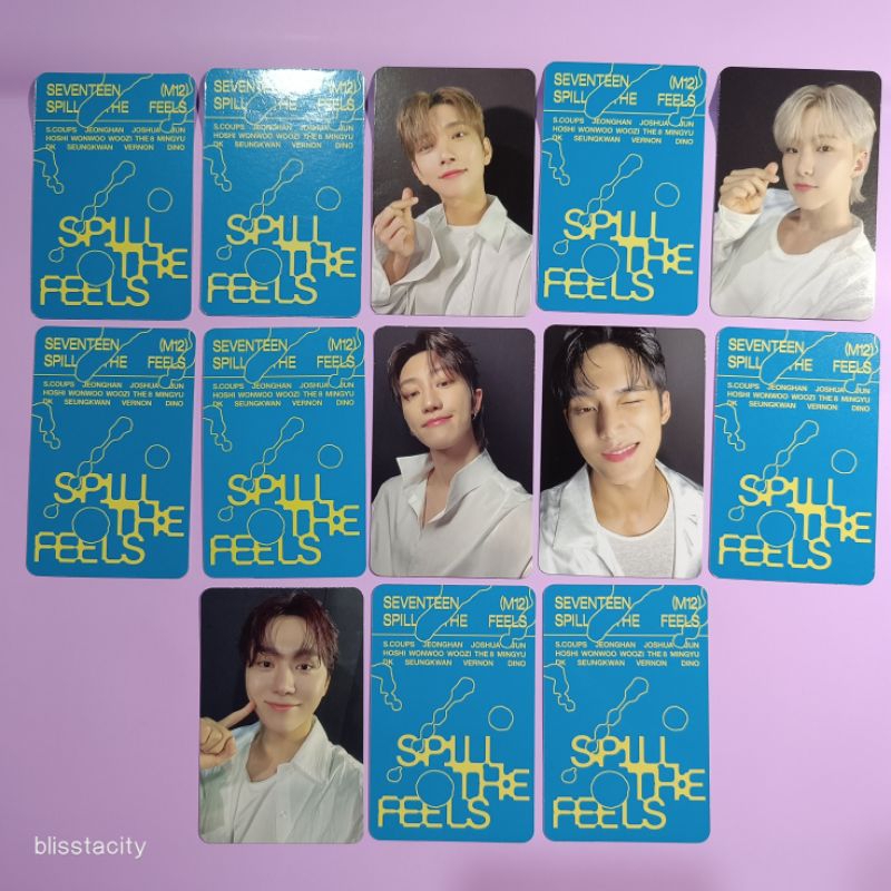 RPC | SEVENTEEN SPILL THE FEELS PHOTOCARD | STF REG ALBUM PC