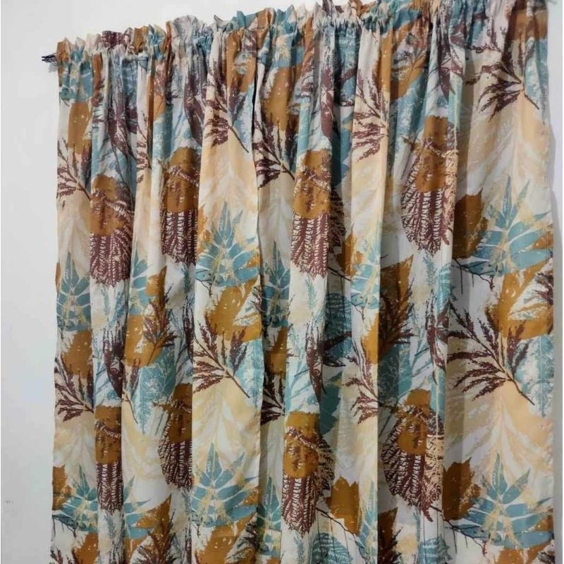 MORDIVINE NO RING CURTAIN | GEENA FABRIC | Shopee Philippines