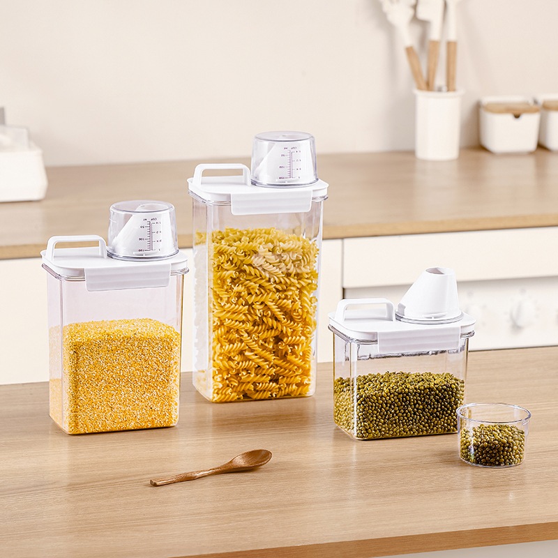 Washing Powder Storage Box Transparent Washing liquid Laundry Detergent ...