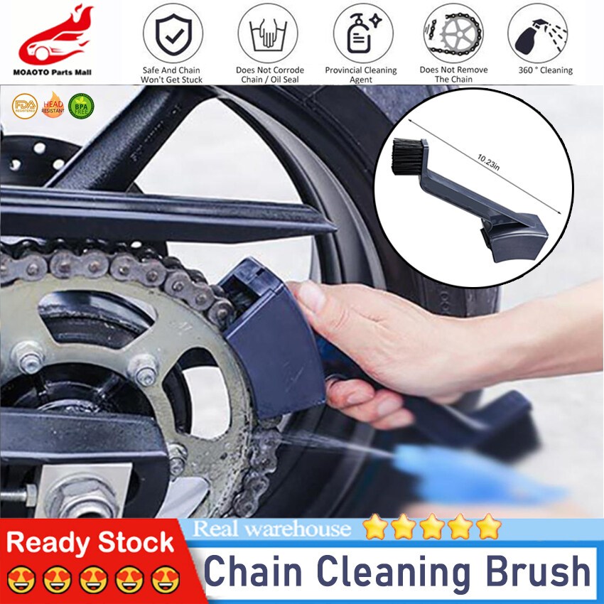 Double Head Cycling Motorcycle Motorbike Chain Crankset Brush Cleaning ...