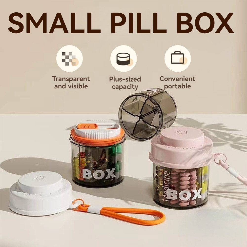 Portable Drug Moisture-Proof Organizer Storage Mini Box Medication ...