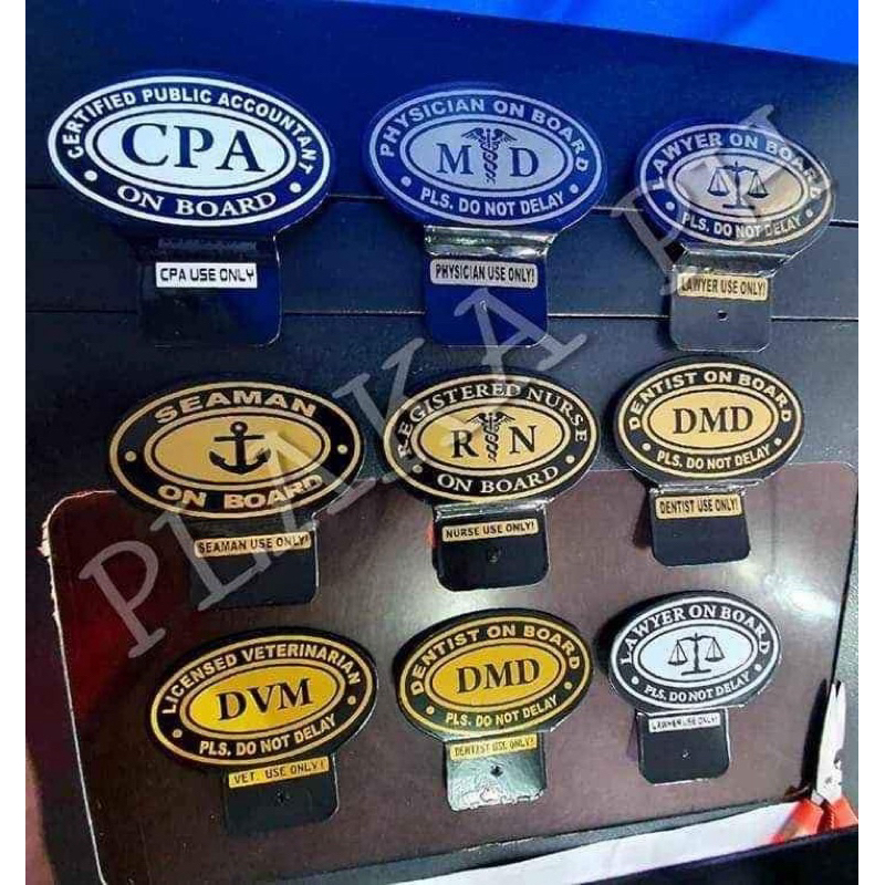 PERSONALIZED PROFESSION EMBLEM | Shopee Philippines