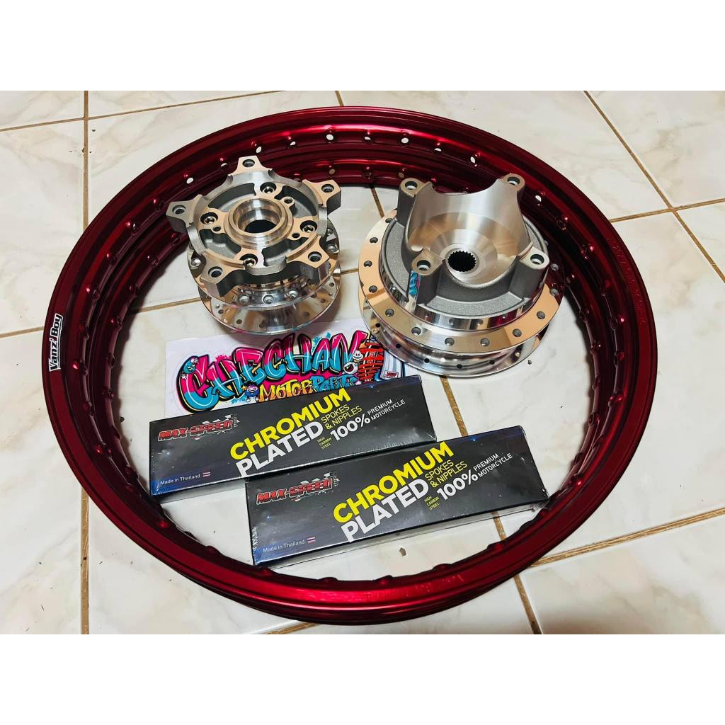 VANZBOY RIMSET PCX 160 SIZE 17S 1.2 FRONT 1.4 REAR | Shopee Philippines