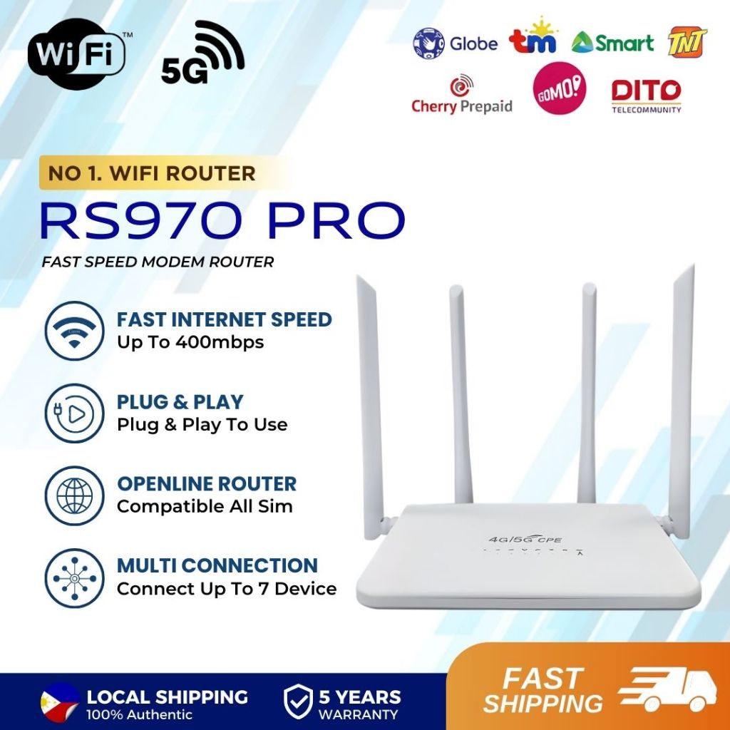 Wireless Router RS970 PRO Support Firewall Simple Operation Mobile WiFi ...