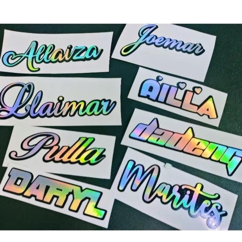 Custom Waterproof Name Sticker Decals | Shopee Philippines
