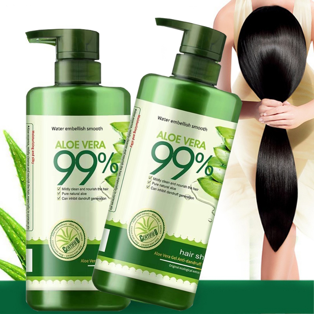 99% Aloe Vera Hair Shampoo Conditioner Anti-Hair Loss Moisturising ...