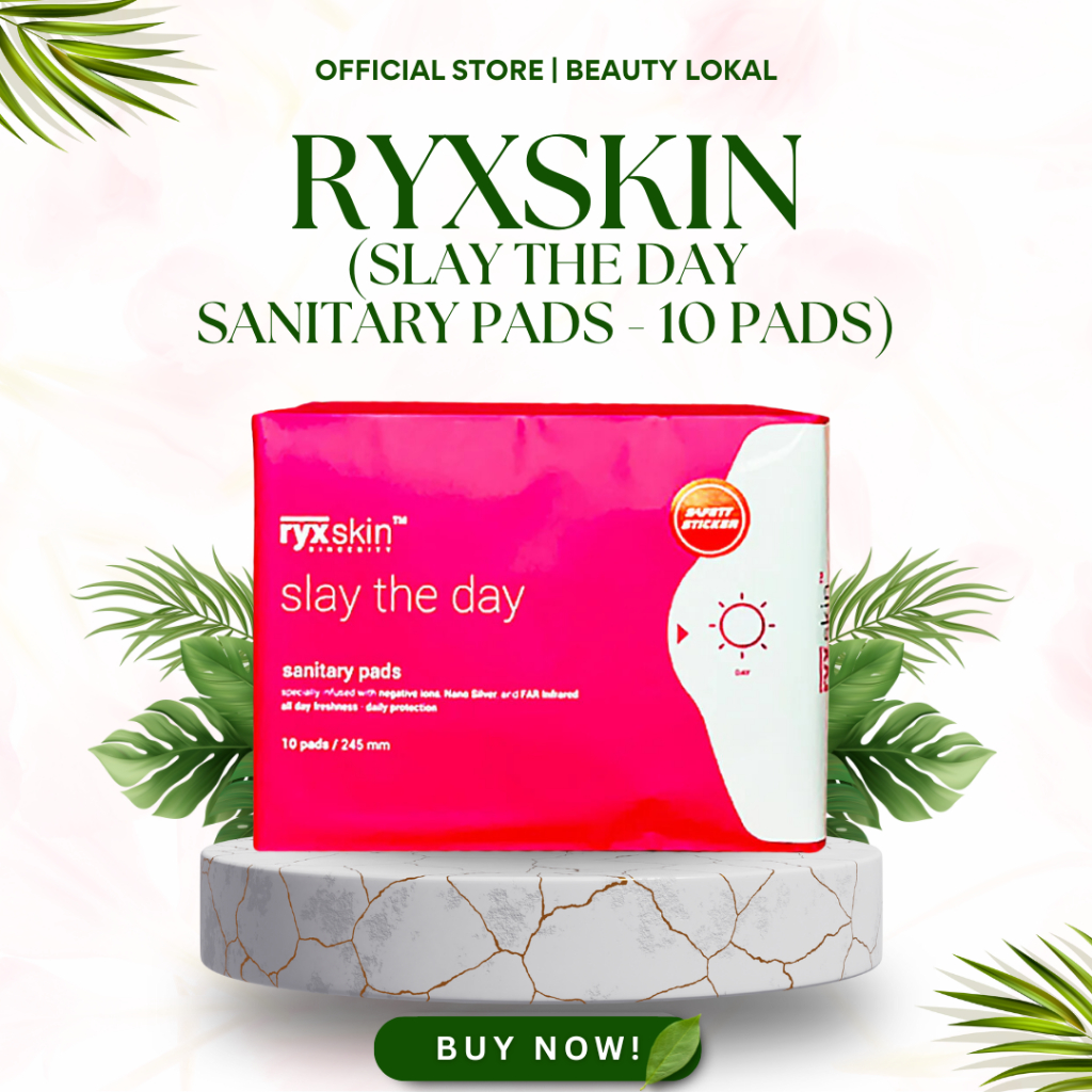 Ryxskin Slay the Day "Sanitary Pads" (10pads/pack) | Shopee Philippines