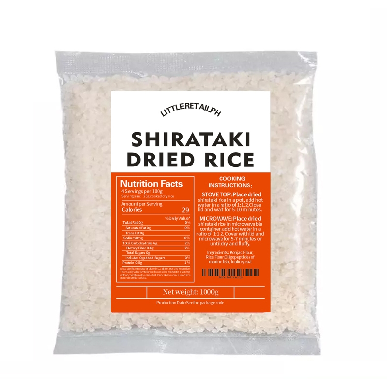 12KG Organic Dry Shirataki Rice | Konjac Keto [Low Carb, Diet Healthy ...