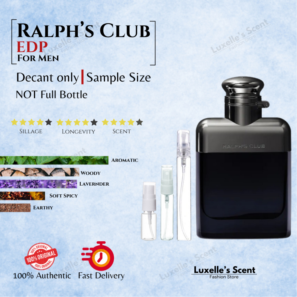 RL Ralphs Club EDP Perfume for men Decant/Takal | Shopee Philippines
