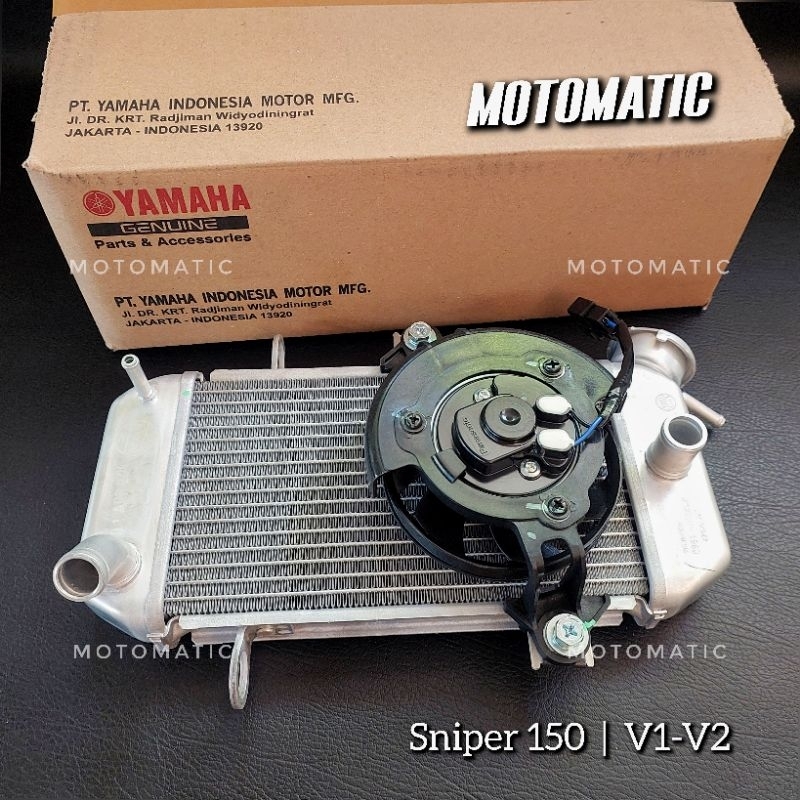 SNIPER 150 V1-V2 | Radiator with Fan Assembly | Yamaha Genuine Original ...