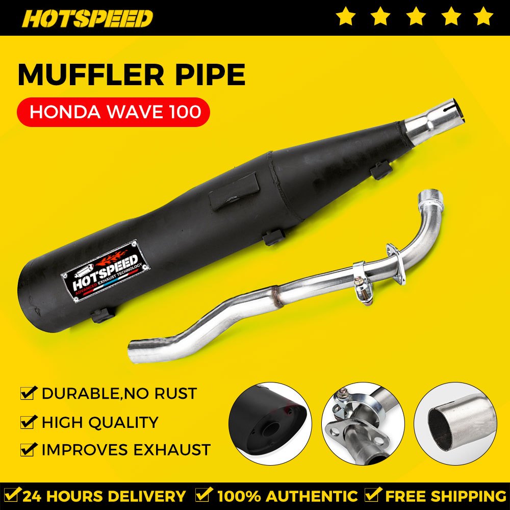 HOTSPEED Muffler Pipe For Honda Wave 100 125 Chicken Pipe Original ...