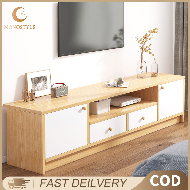 MONOSTYLE 140CM TV Cabinet Furniture High Quality Wooden TV Rack Stand ...