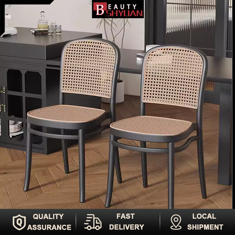 Modern Simple Backrest Chair HollowBreathable Outdoor Rattan Chair ...