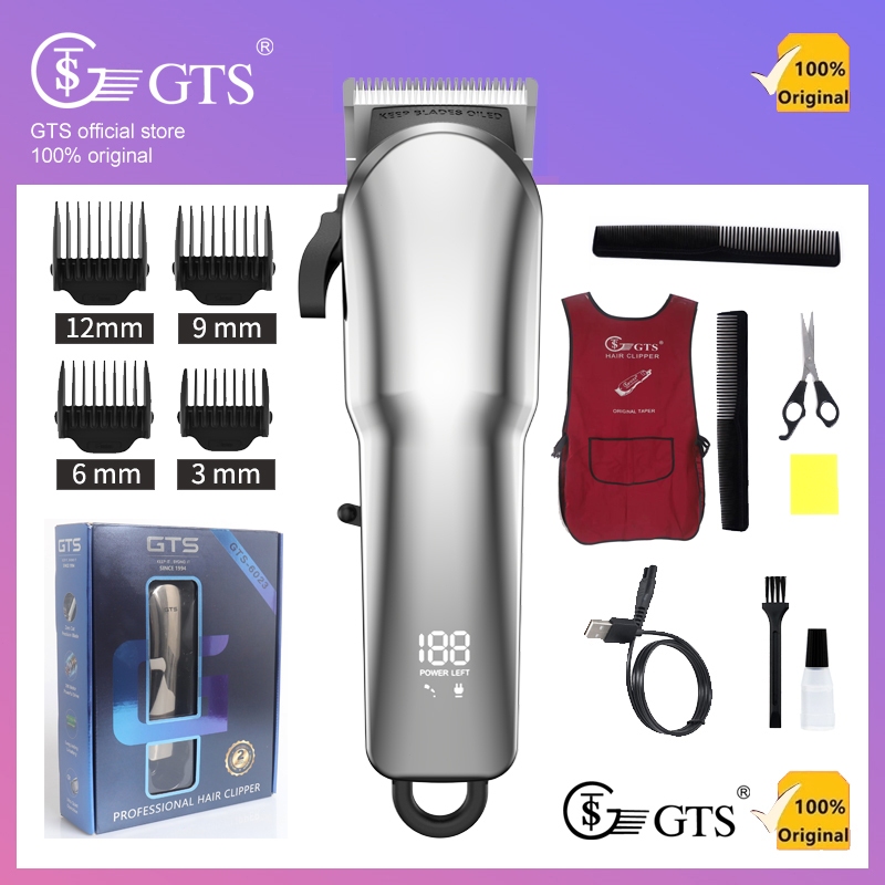 GTS Electric Hair Clipper 2000mAh Oil Head Razor Rechargeable Haircut ...