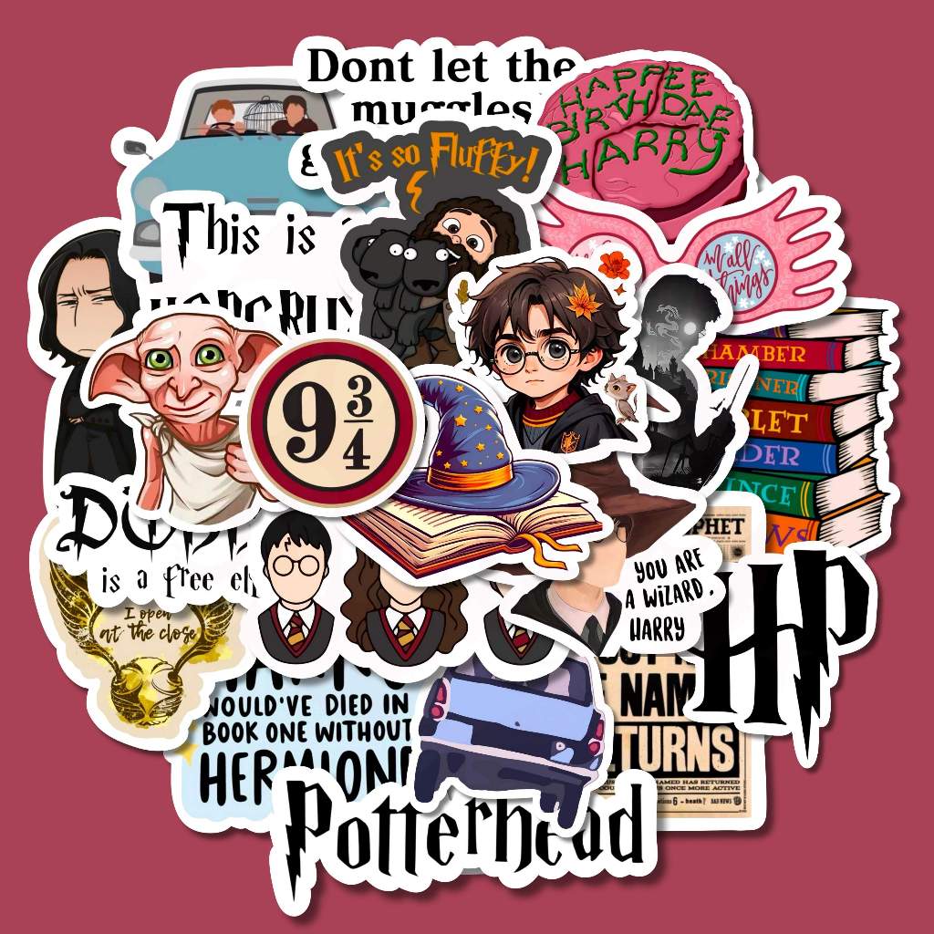 Potterhead 1 | Harry HP Reading Kindle Decor Waterproof Holographic ...